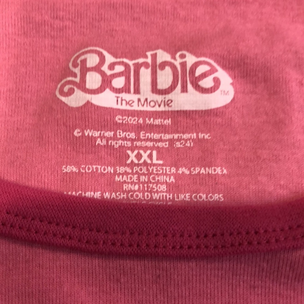 Barbie The Movie Xxl Tank Nwt — image 3 of 4